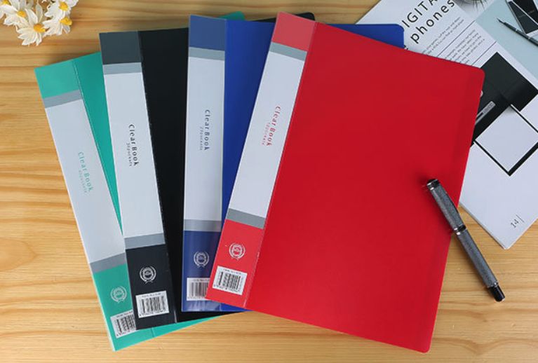 Full-standard TRANBO solid-color 30-page reference book and test paper bag storage pic 2