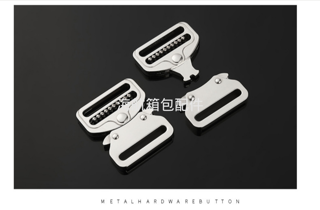 Hna Luggage Accessories Metal Buckle Backpack Safety Buckle Clothing Luggage Hardware Accessories Buckle High-Grade Adjustment Clothing Buckle undefined