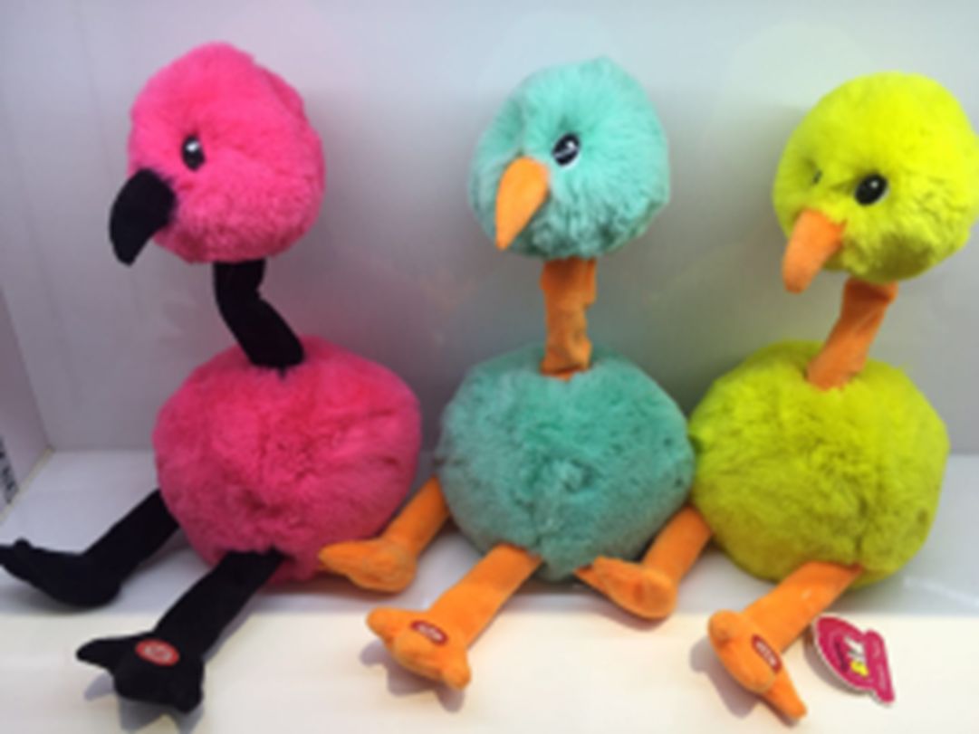 New popular and best-selling electric plush toys from Yiwu, electric turkeys in three colors, can dance and sing, commercial sea HNR details Picture
