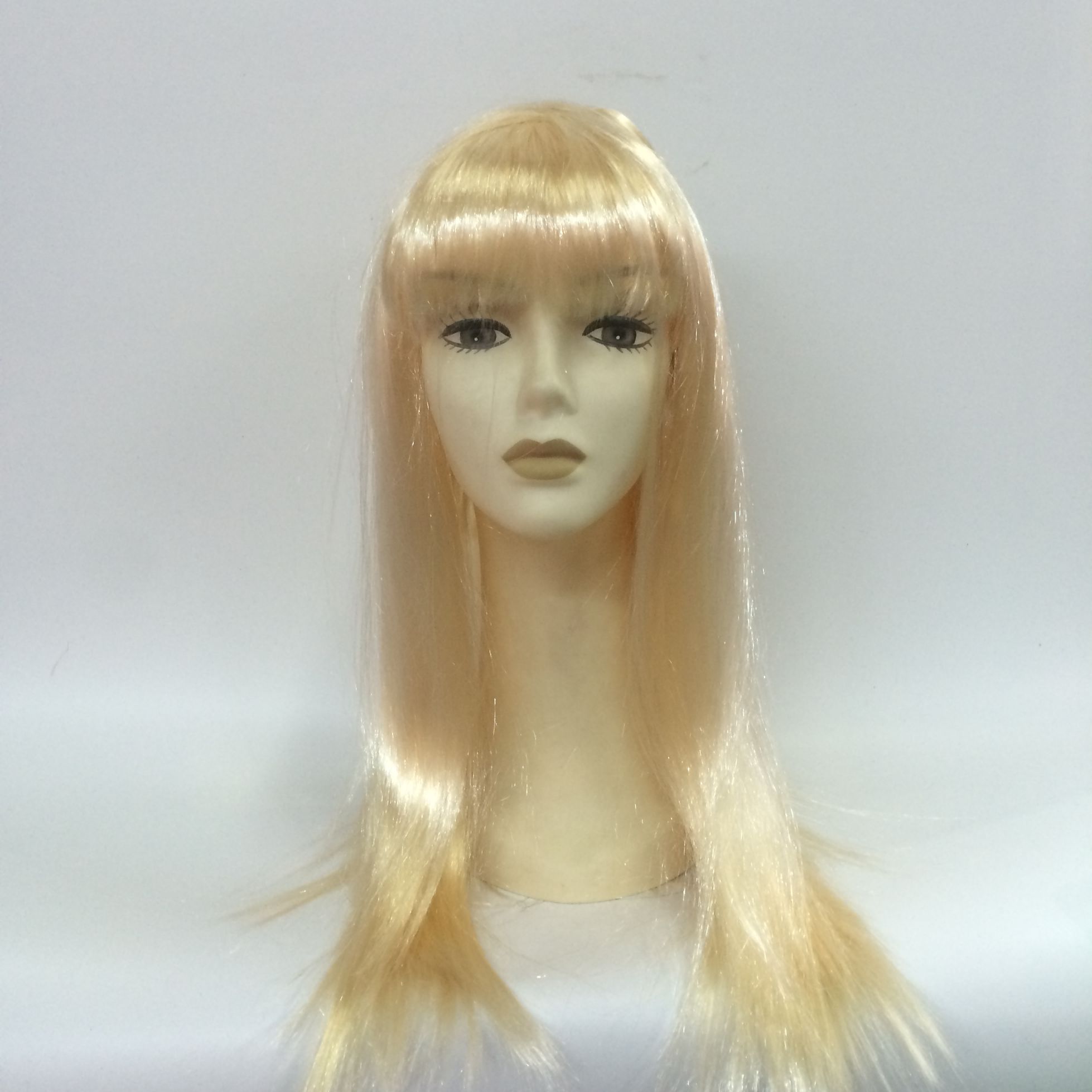 Long, straight, monochrome cosplay wigs are a hot seller thumbnail
