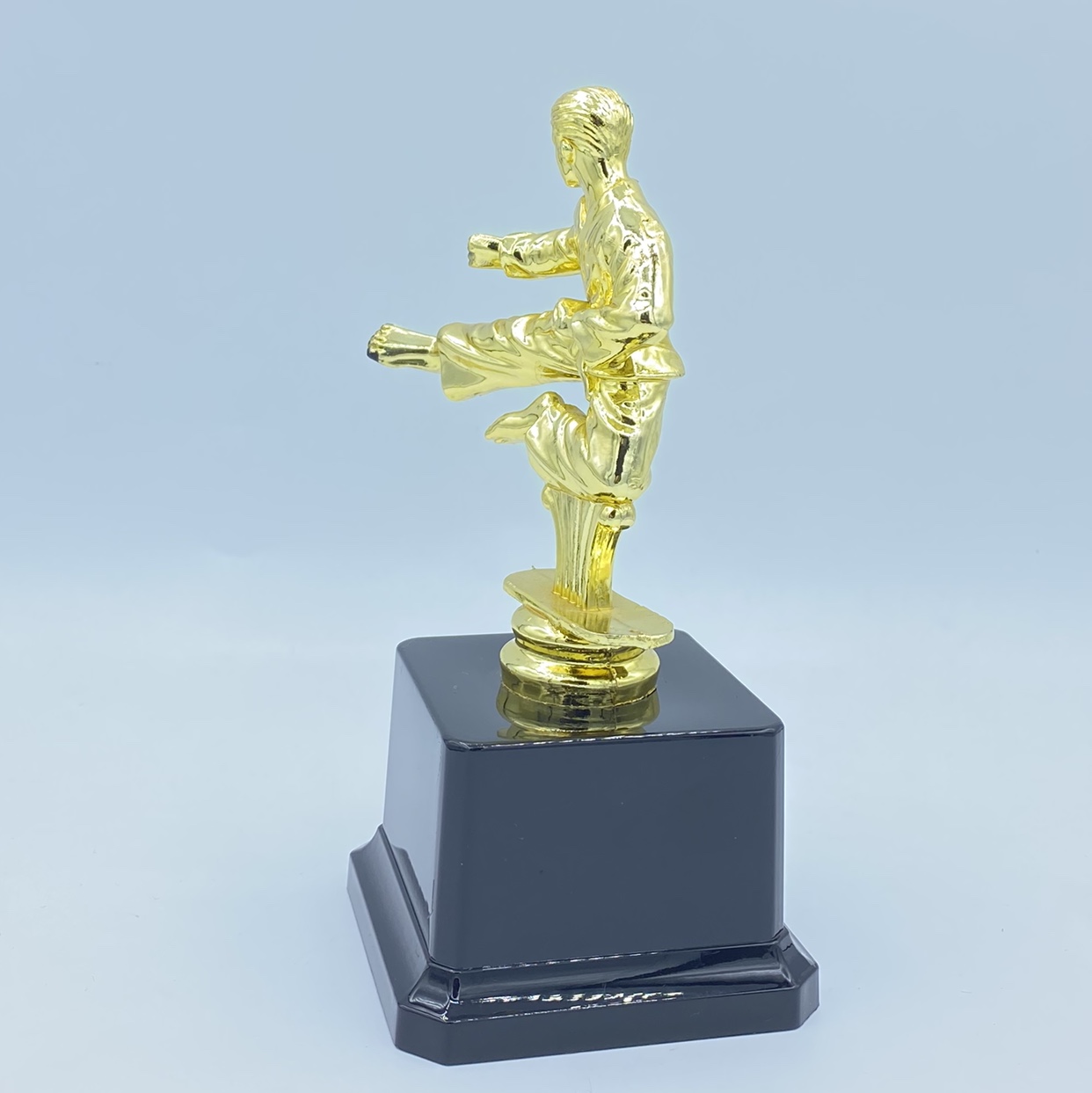 Trofeo brillante trofeo de plástico taekwondo concurso premios de recompensa 16.5CM logotipo personalizado disponible undefined