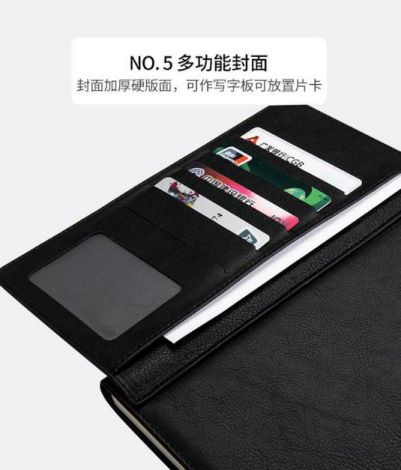 义乌好货韩版搭扣多功能插兜时尚商务笔记本细节图