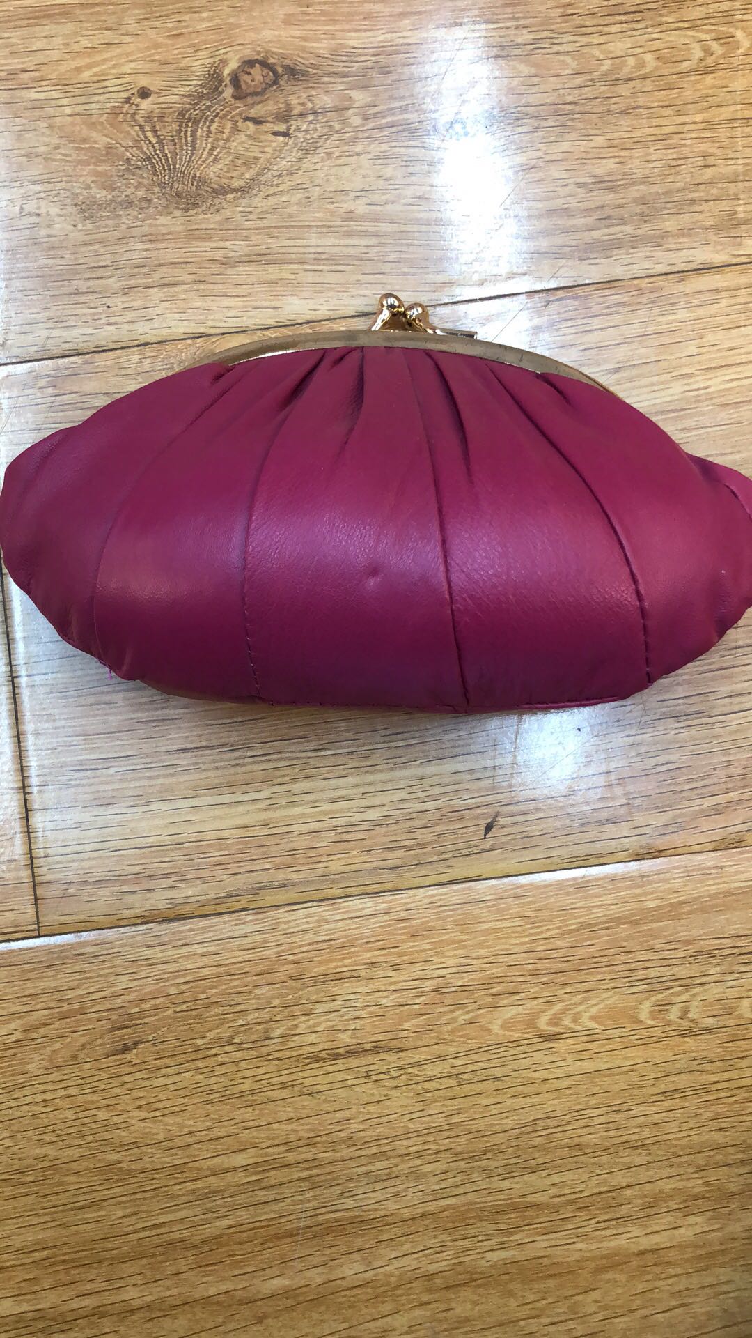 Women's Coin Purse Black Real Sheepskin Soft Practical Men's Coin Bag Key Bag Card Bag details Picture