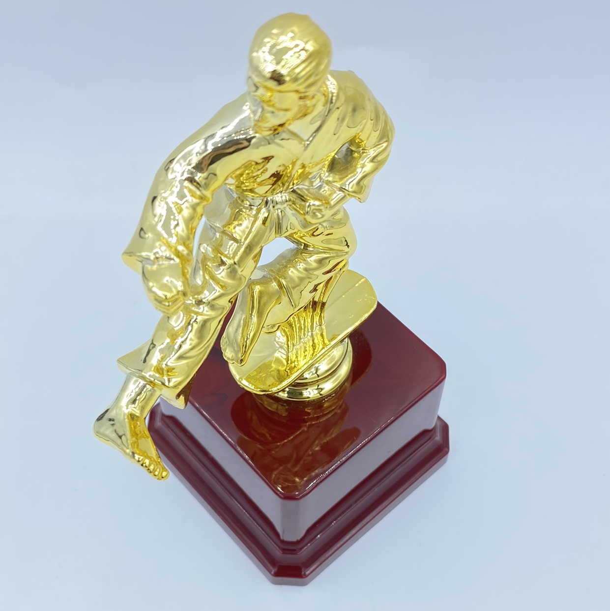 Trofeo brillante trofeo de plástico taekwondo concurso premios de recompensa 16.5CM logotipo personalizado disponible Item Picture