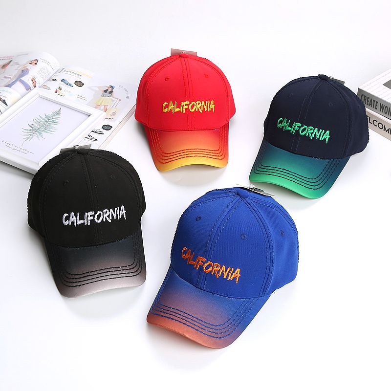 Spring/summer 2020 Korean classic baseball cap dot embroidery coating Men's and women's fashion outdoor sun visor 18042 thumbnail