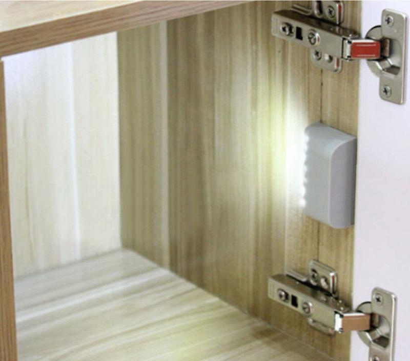 义乌好货 LED智能感应柜灯自动照明灯抽屉衣橱家具开门亮灯细节图