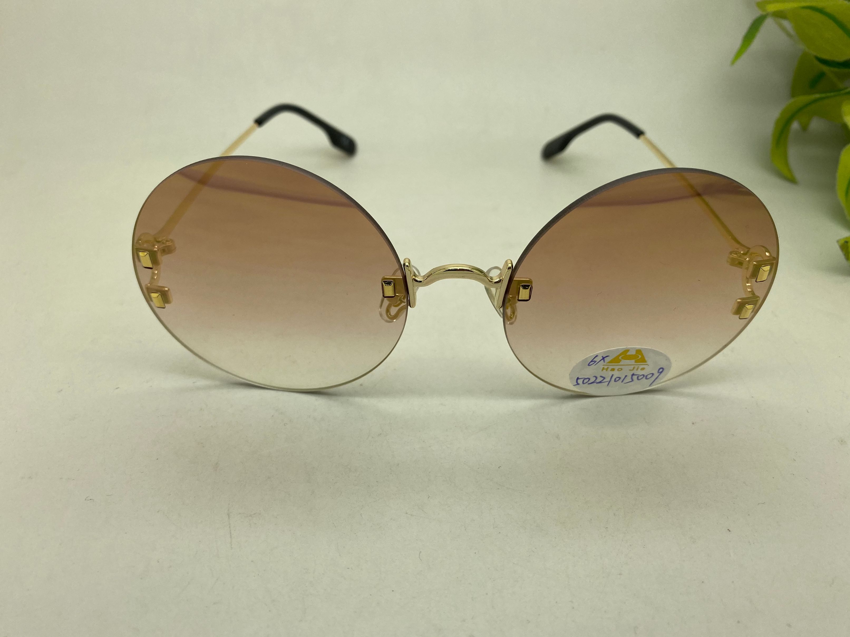 Yiwu Selection 50221- Unframed round women's sunglasses fashion features fashion sunglasses thumbnail