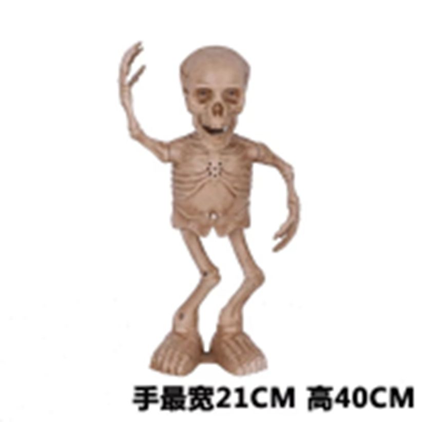 Yiwu Quality Electric Luminous New and Unique Toy Dancing Skeleton Ghost Shanghai HNR497