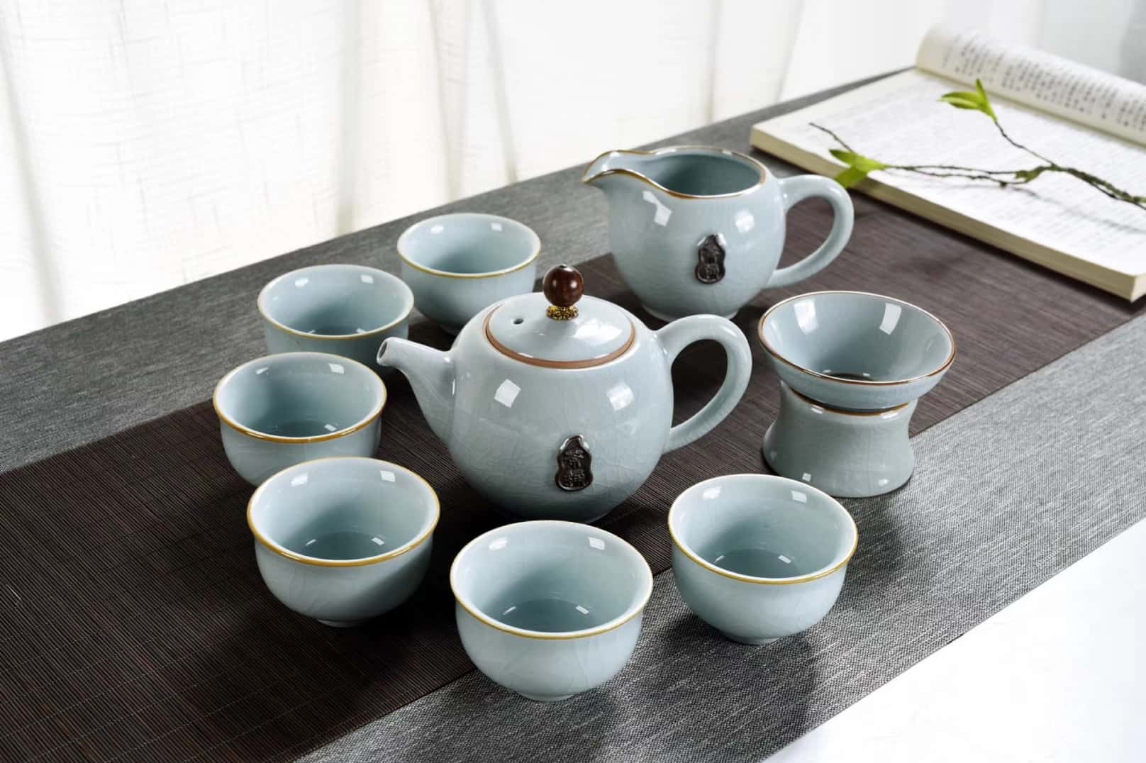 Yiwu Selection 10 ge Kiln tea sets