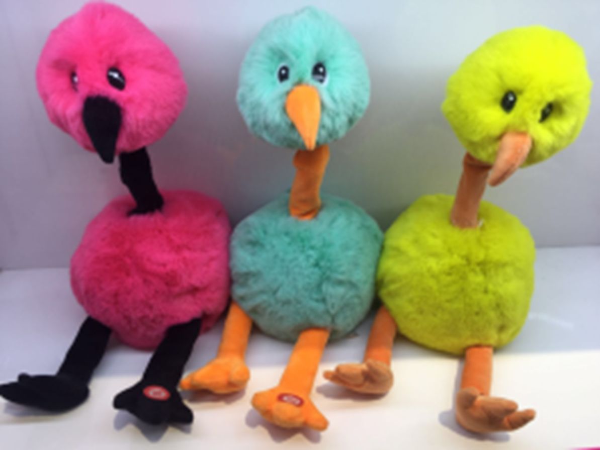 New popular and best-selling electric plush toys from Yiwu, electric turkeys in three colors, can dance and sing, commercial sea HNR Specification image