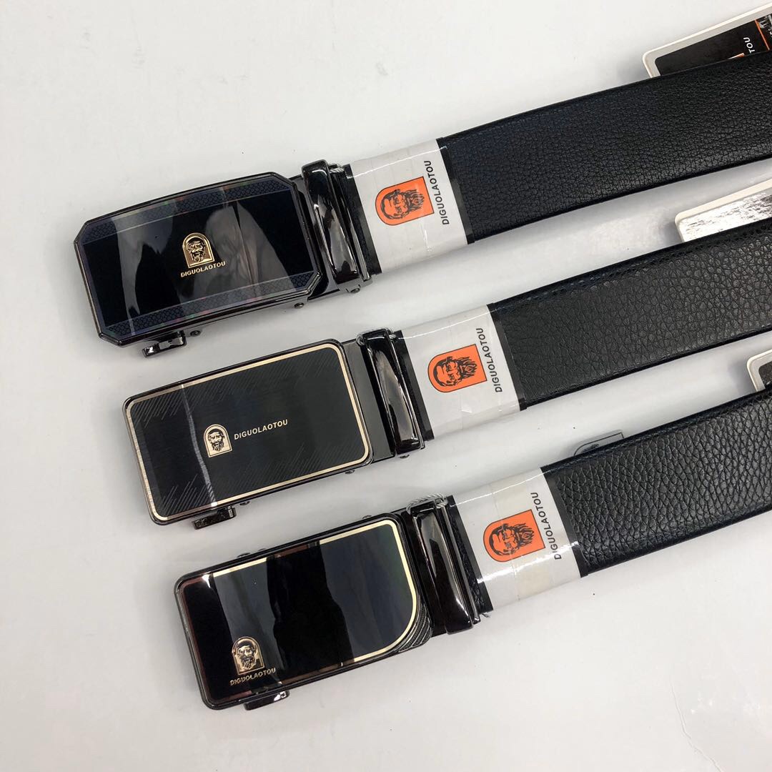 Yiwu Selection a generation of imperial old man 4.0 image buckle alloy K31 scratch resistant microfiber belt belt for men thumbnail