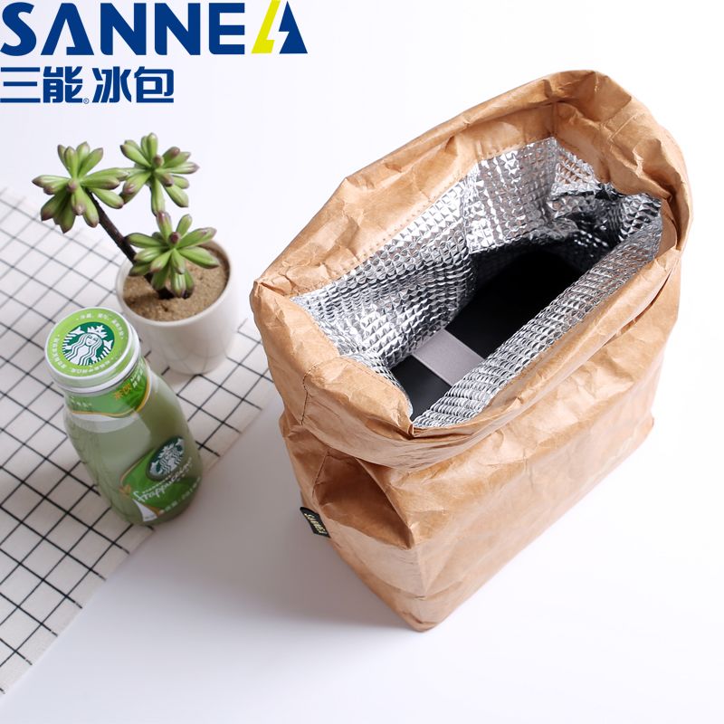 包包/保温食品袋/高品质冰包/冰包/午餐包白底实物图