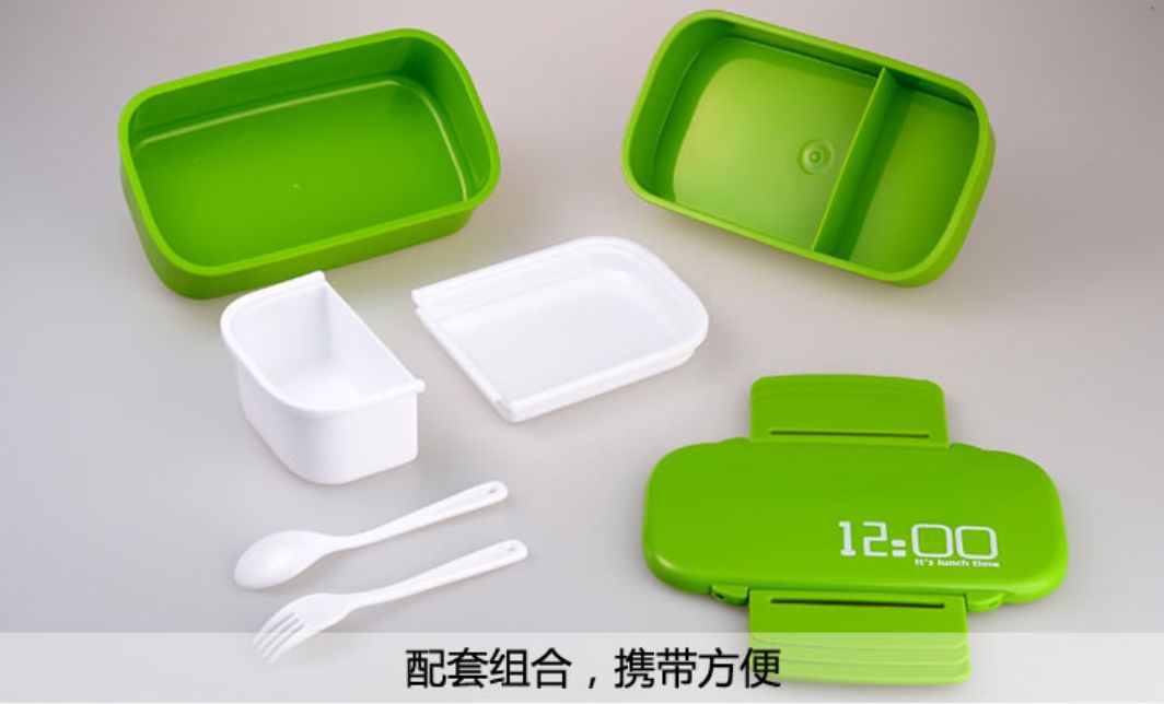 Bangduo European-style double-layer lunch boxes support customized whole piece wholesale details Picture
