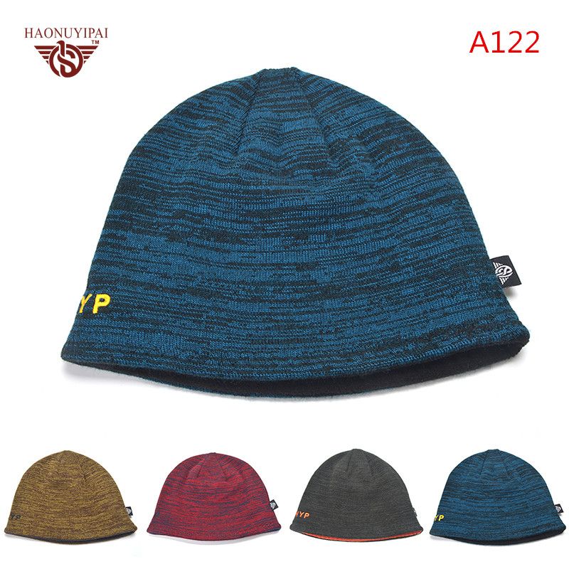 Autumn and winter outdoor warm knitted woolen professional hats, men's straw hats, wide-brimmed hats, and front hats details Picture