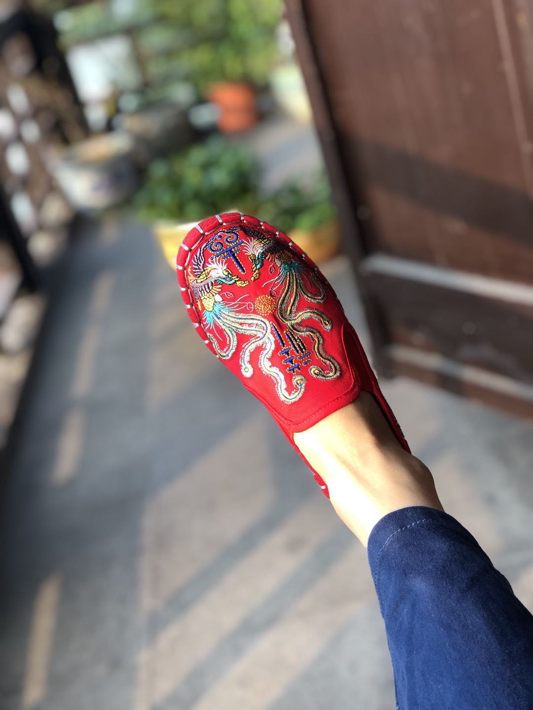 女式布鞋实物图