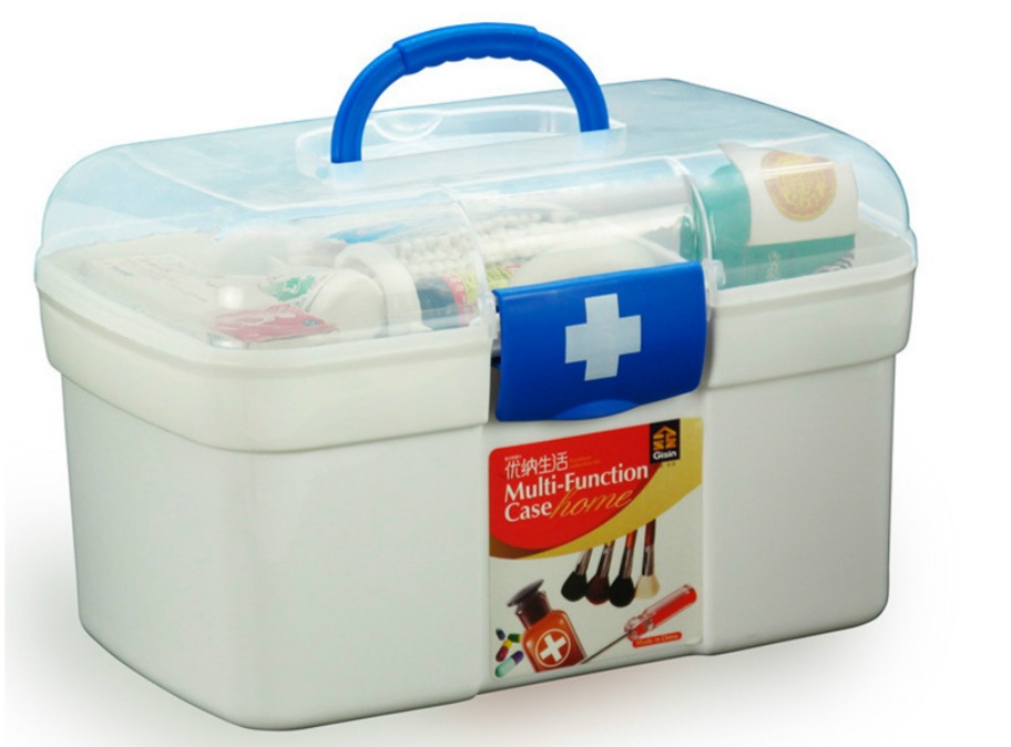 The Best-Selling Home Medicine Cabinet! Support Custom, 26X17.5x16.5cm! Red And Blue! Wholesale Of Whole Parts