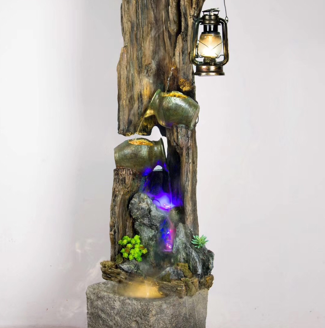 Water bonsai, resin decoration, Feng Shui home, garden landscape, entrance curtain, atomizer humidifier, landscape light decoration, potted succulent plants, antique crafts decoration, large leisure and entertainment place villa decoration, Bluetooth music bonsai, Ceramic Zen water bonsai, aromatherapy machine, as a gift thumbnail