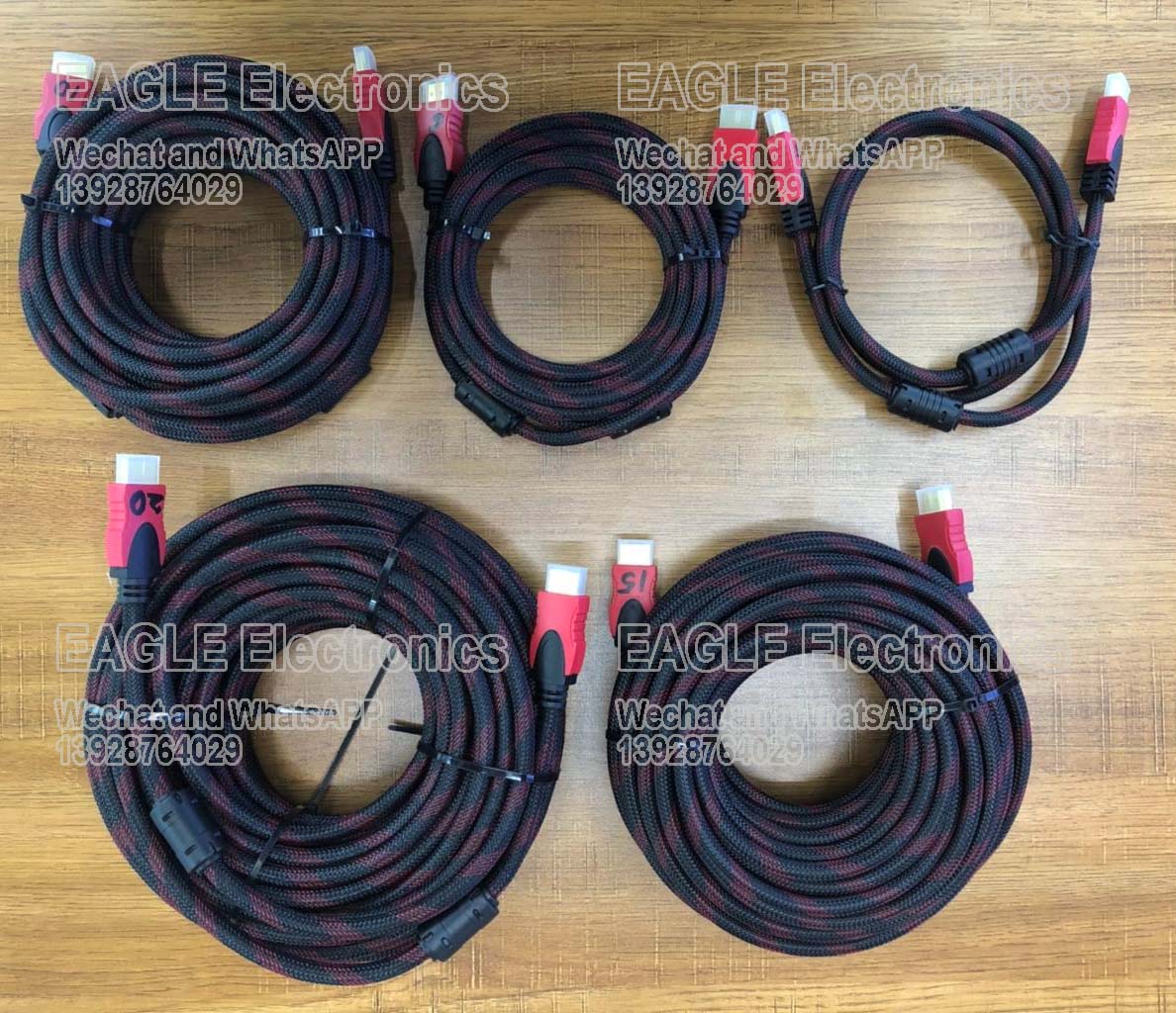 HDMI红黑网高清视频线 HDMI cable 1.5米-30米详情图2