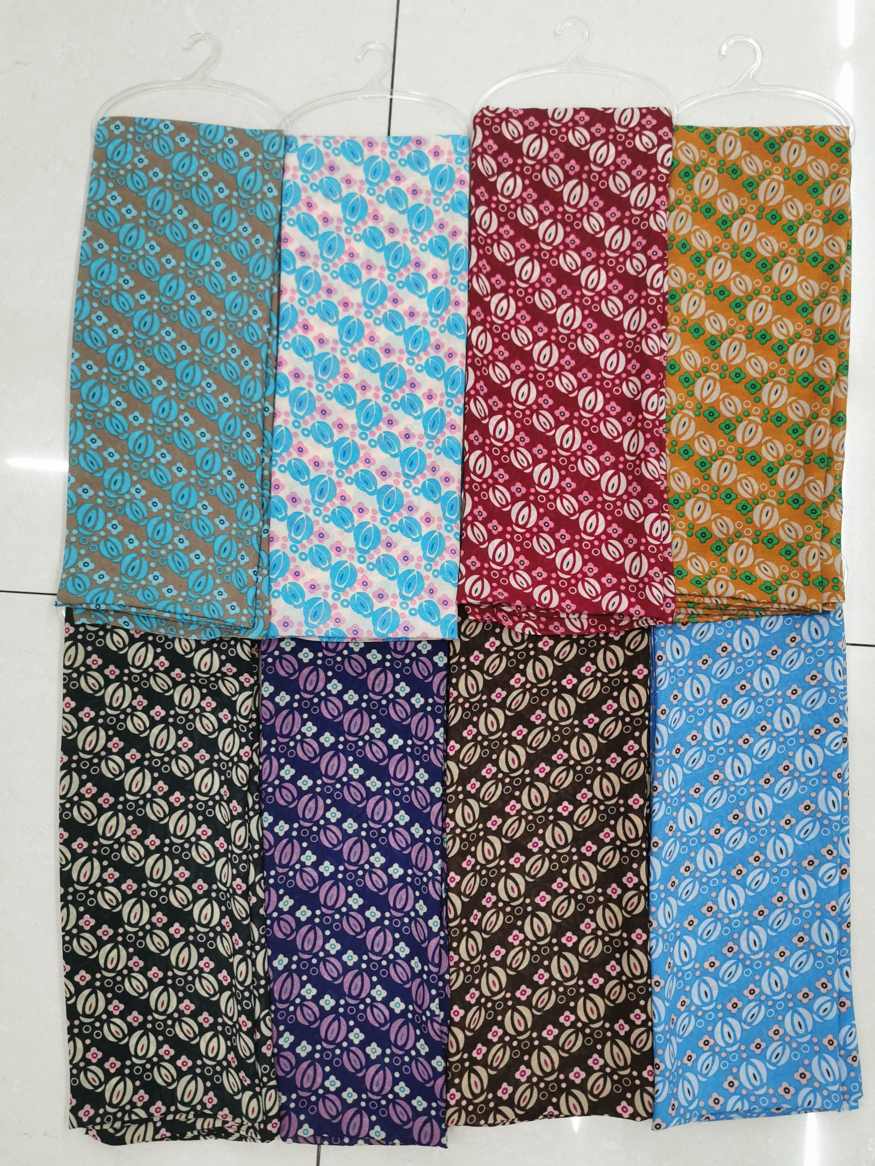 Women's Fashion Muslim Polyester Scarf Printed Scarf 8