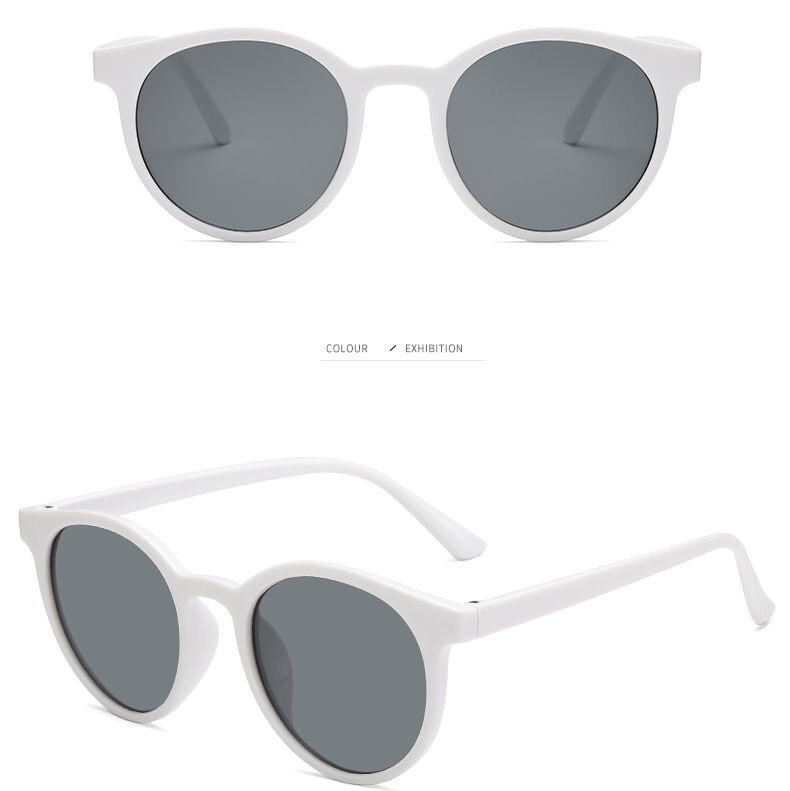 Women's south Korean version of the jiaharajuku small house with a small face web celebrity street photos instagram retro round frame sunglasses slim Item Picture
