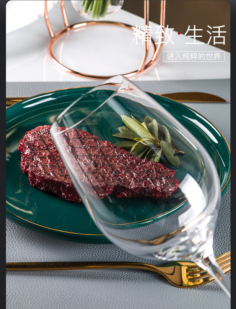 Bohemia Crystalex Czech imported lead-free crystal glass wine glass 40729/350 pic 7