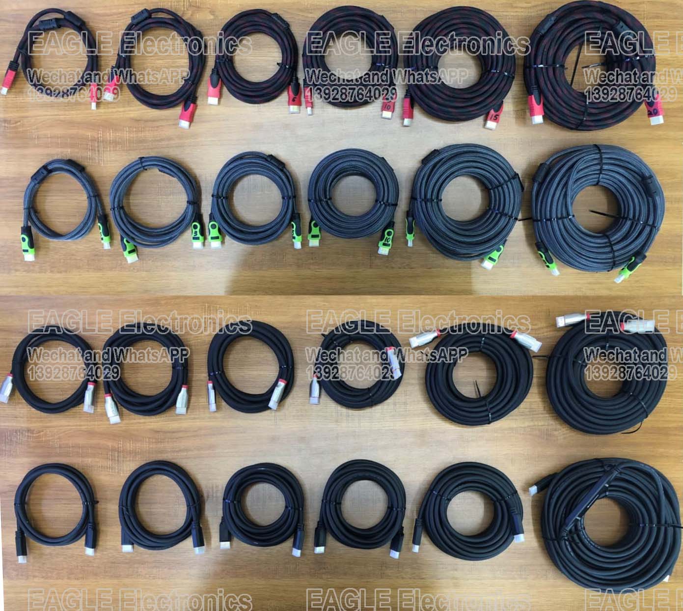 HDMI黑色网高清视频线 HDMI cable 1.5米-30米详情图3