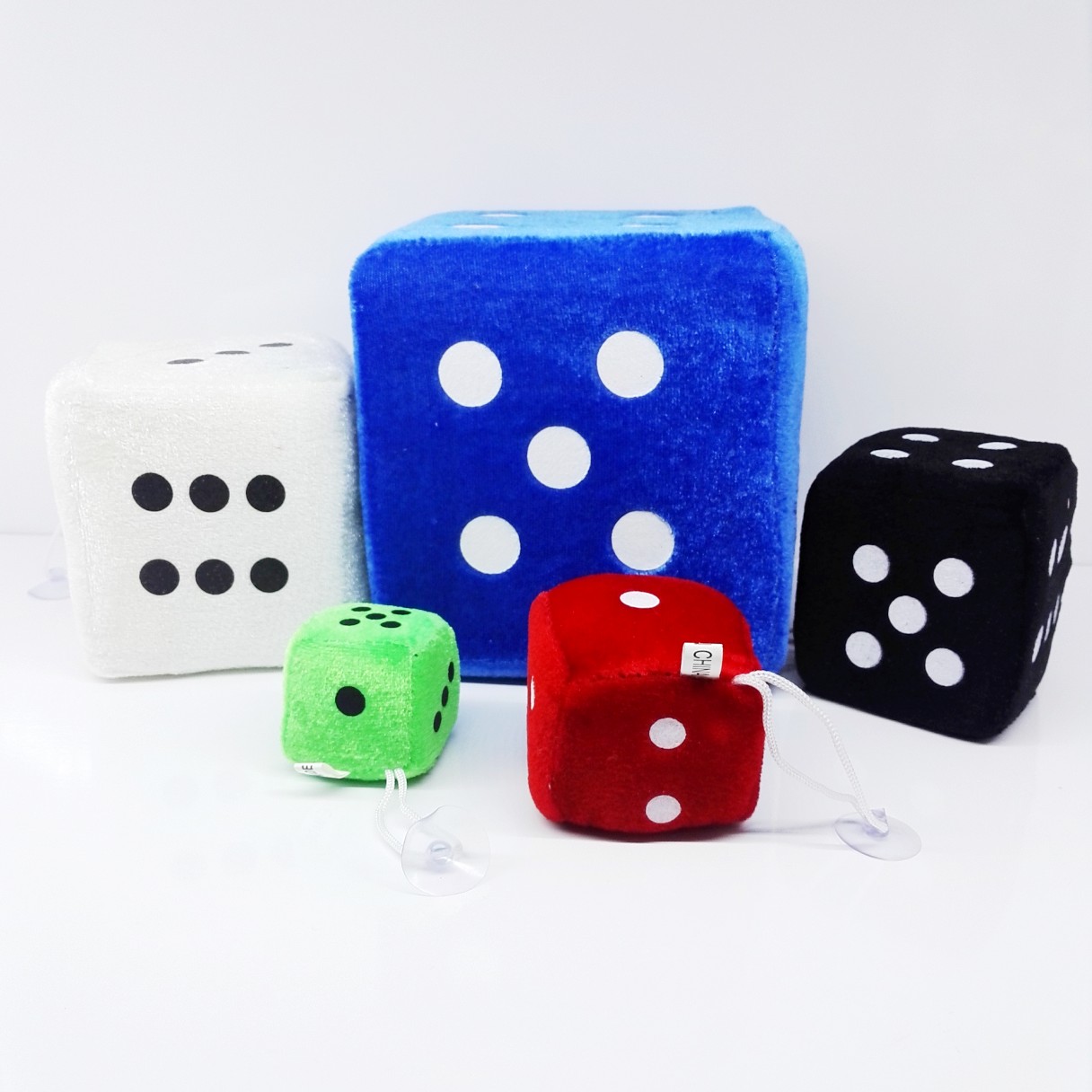 Yiwu Selection 4cm plush toy dice children color recognition toy sieve dice little dice thumbnail
