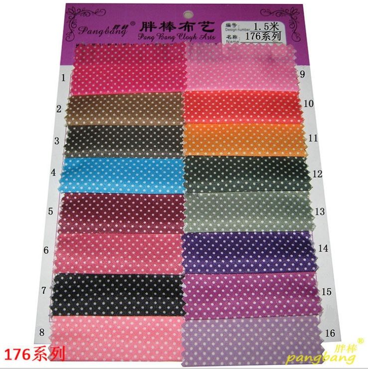 Tela de poliéster color blanco punto tela impresa pequeña redonda ideas diámetro de un 5mm a dos mm tela impresa Specification image