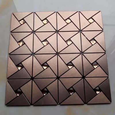 Advanced crystal drill drawing aluminum-plastic board Mosaic with glue back shopping mall wall table pillars can be affixed size 30cm*30cm thumbnail