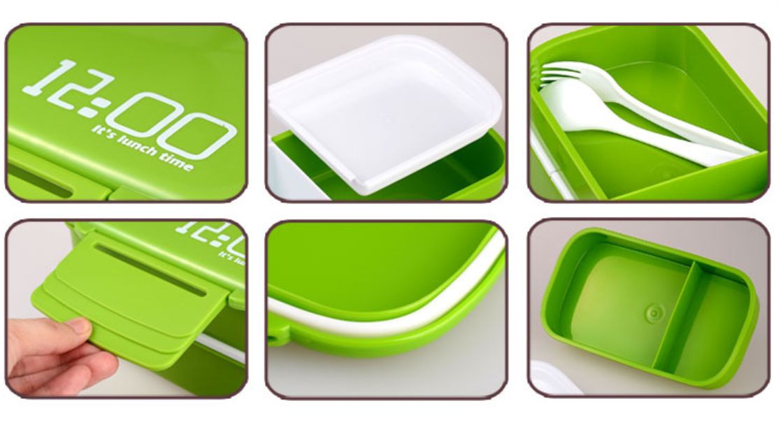 Bangduo European-style double-layer lunch boxes support customized whole piece wholesale Specification image