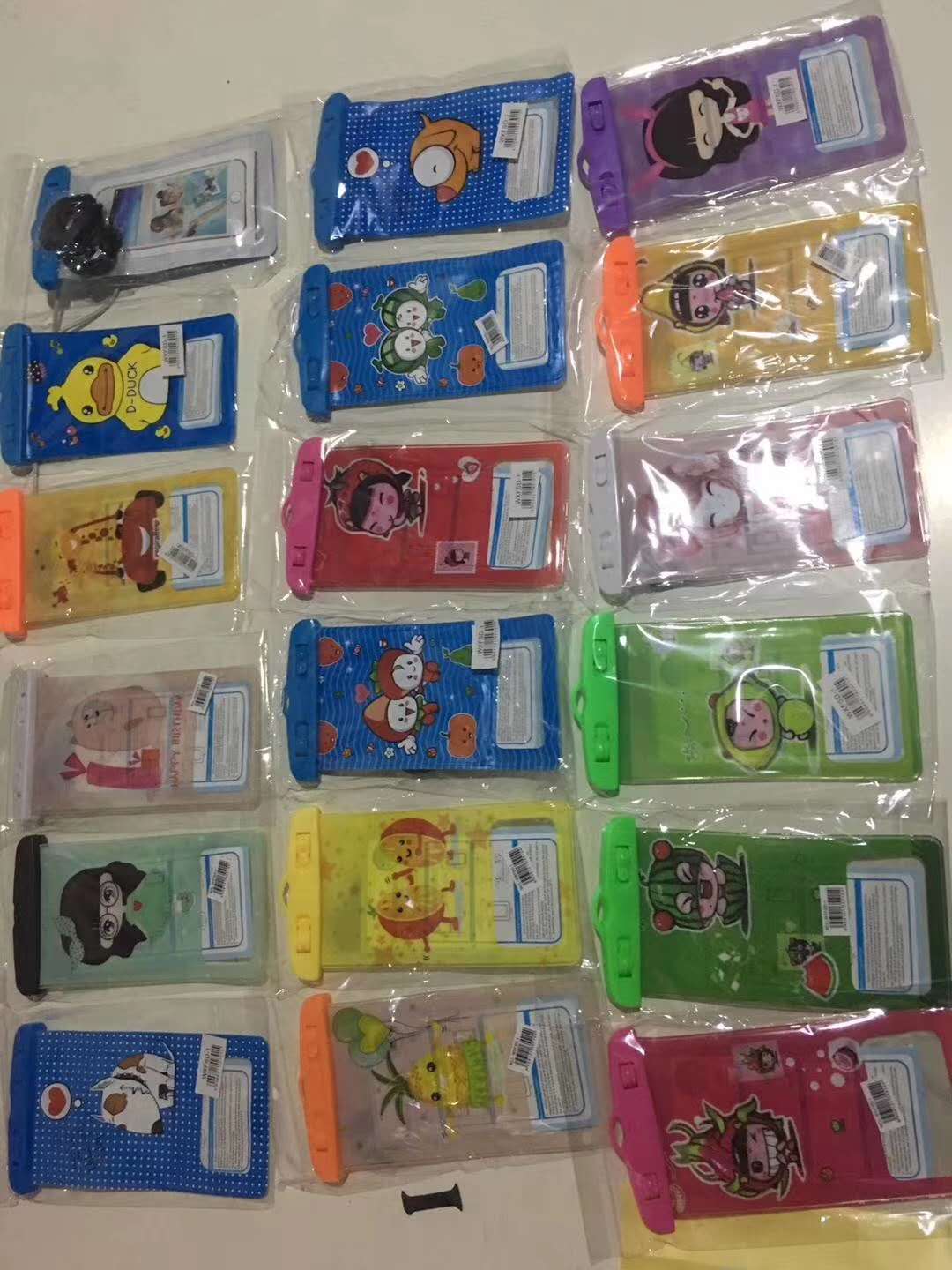Cartoon waterproof bag Touch screen transparent waterproof phone bag thumbnail