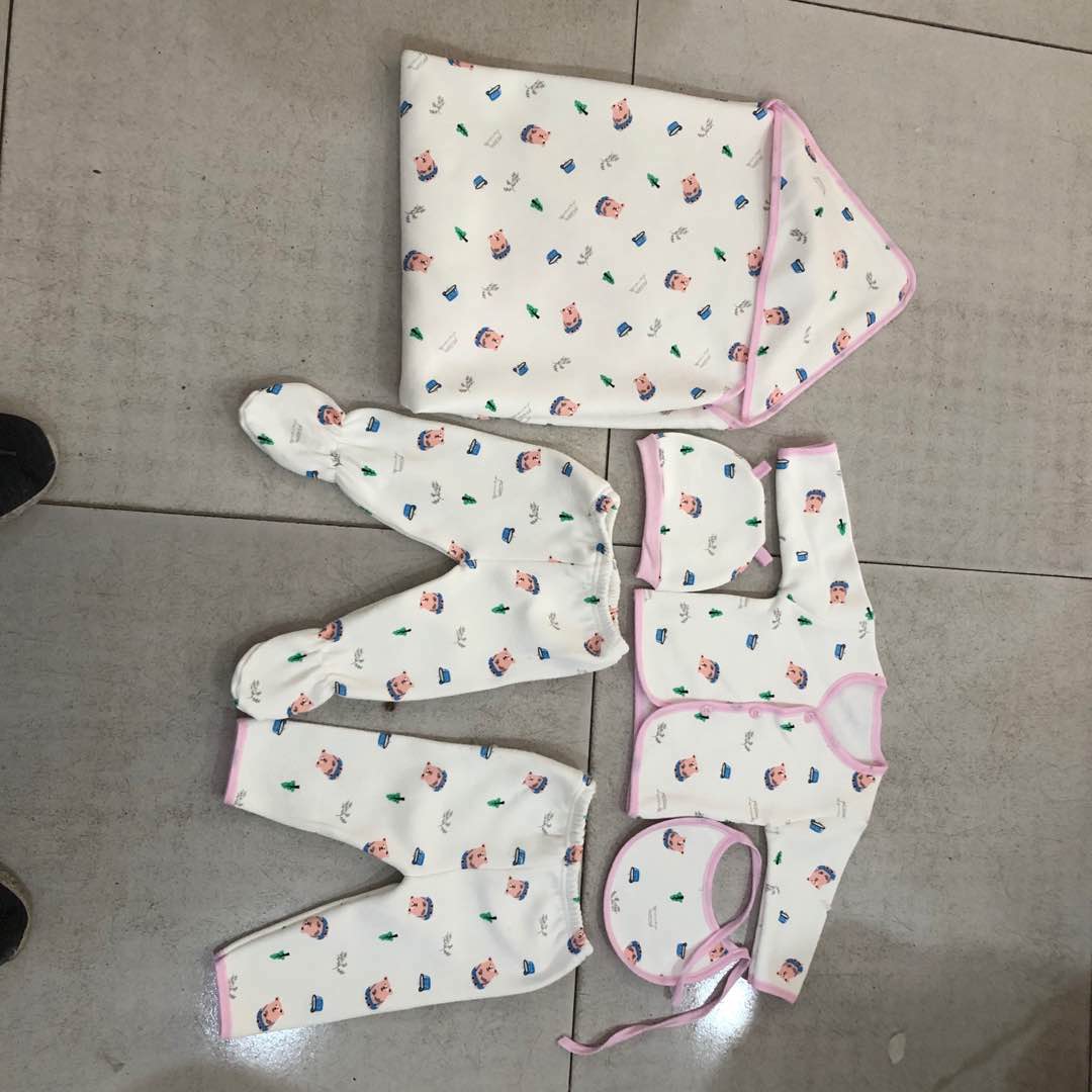 牛奶丝套转6件套，春秋款婴儿衣服套装，宝宝起步服！花色多样，厂家直销可来样定做