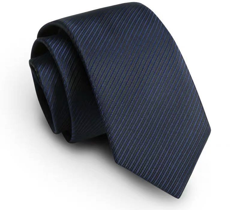 Business tie for men, work and student, work suit, wedding fashion, Korean-style casual twill tie