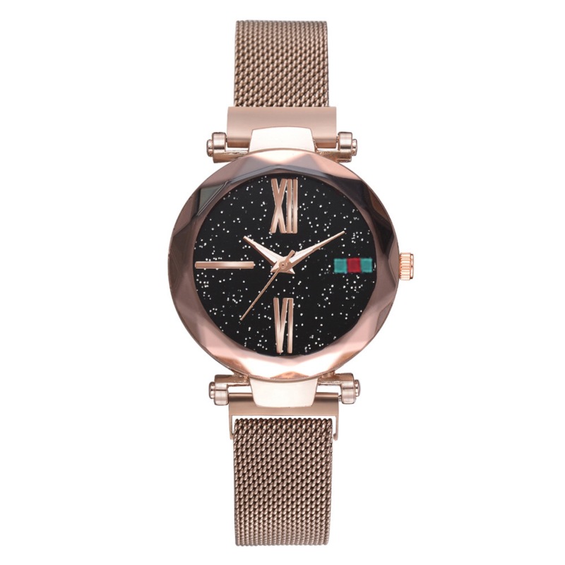 New magnet starry sky watch for women, fashionable and trendy, the same style as Douyin, popular Korean version women's watch, student watch live-streaming Application Scenario