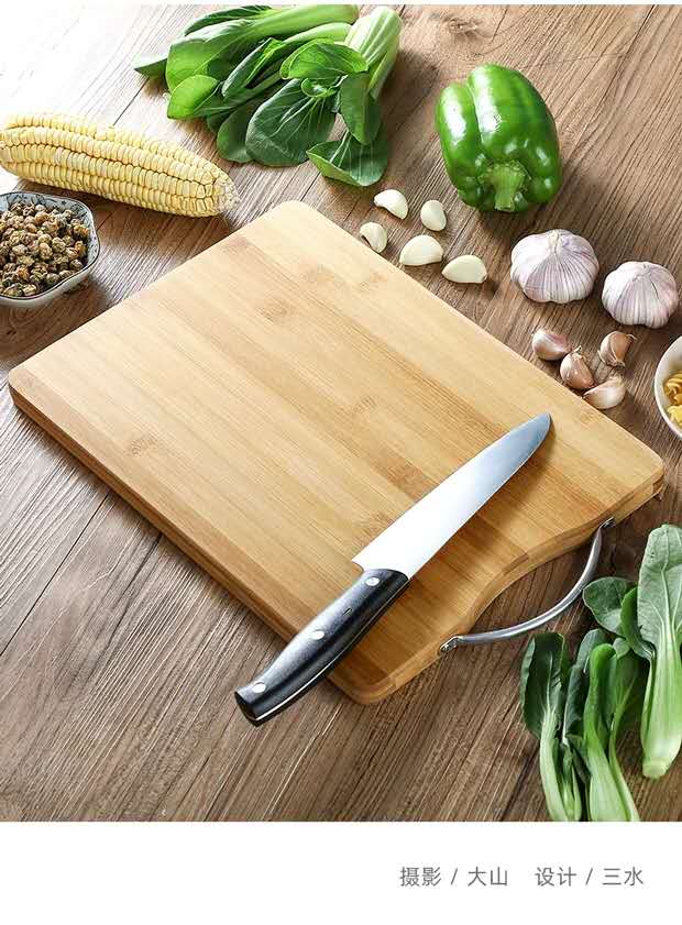 Manufacturers direct sales of various bamboo chopping board bamboo cutting board can print LOGO details Picture