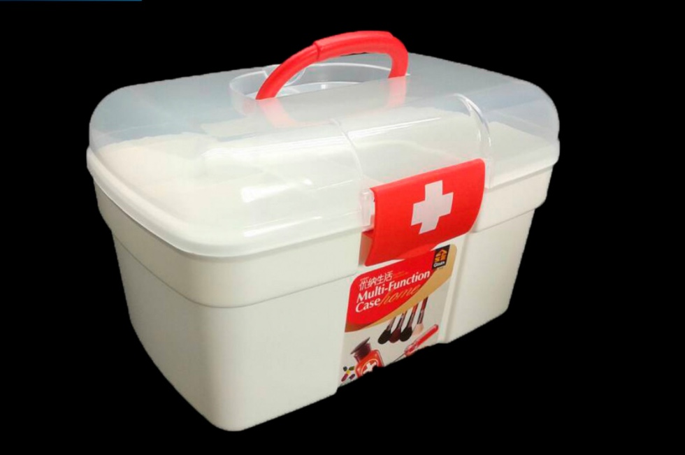 The Best-Selling Home Medicine Cabinet! Support Custom, 26X17.5x16.5cm! Red And Blue! Wholesale Of Whole Parts details Picture