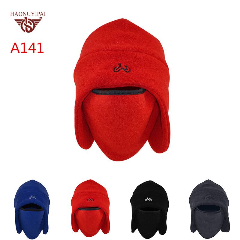 Cycling, skiing and hiking sports warm cap, European version of star-style headscarf accessory, autumn and winter woolen cap