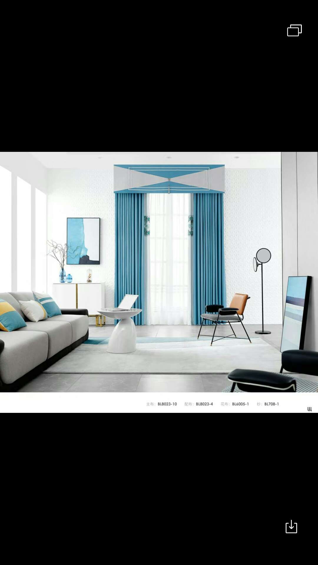 Fully blackout twill modern Chinese-style high-end curtains undefined