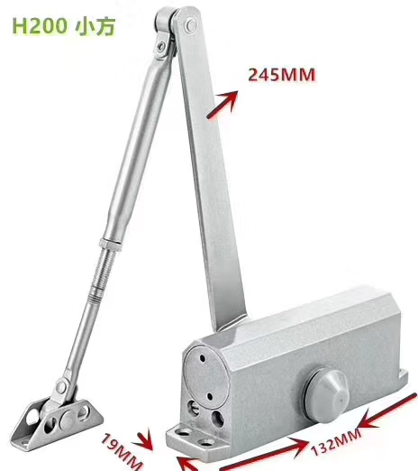 厂家供应自动小型轻型简易防火门缓冲液压弹簧闭门器关门器35kg