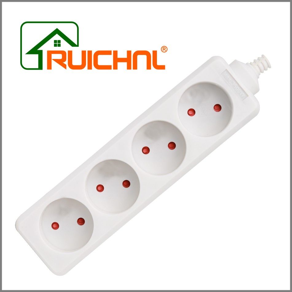 European draw-wire board 4-hole Dutch plug board without grounding without switch socket CE certification quality guarantee thumbnail