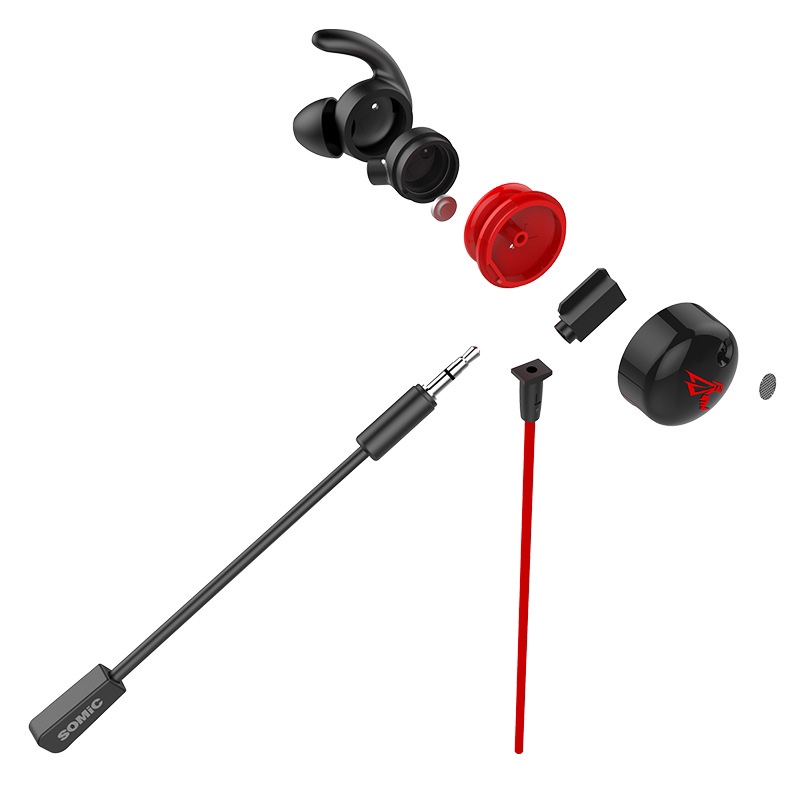 Auriculares de juego master G618I reconocimiento de posición en el oído auricular colgante auricular universal esports con micrófono 1101 Item Picture