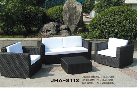 JHA-S113 户外桌椅藤椅组合 庭院休闲藤编