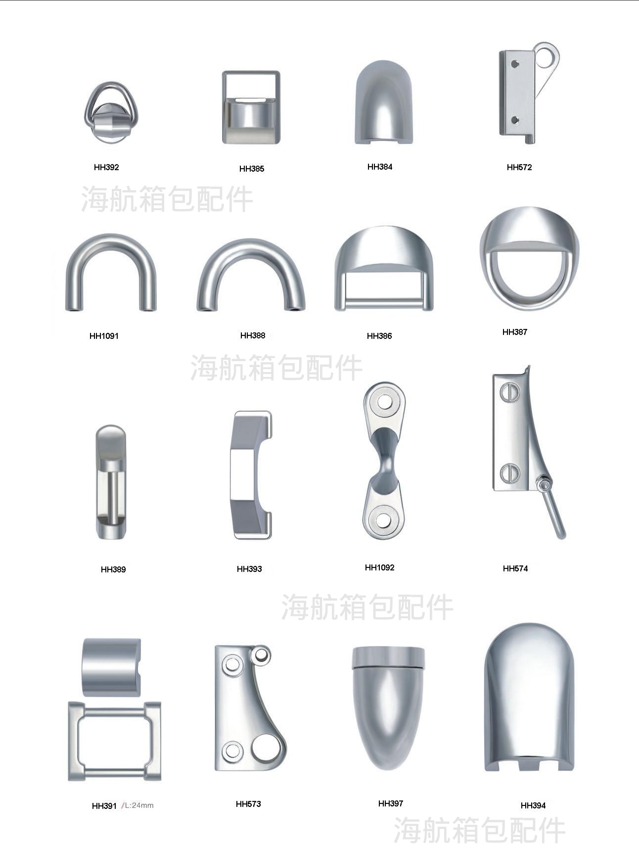 Hna Luggage Accessories Zinc Alloy Triangle Buckle Day Buckle D Buckle Shaped Ring Quality Assurance Factory Direct Sales Specification drawing