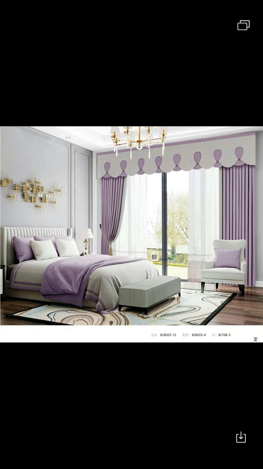 Fully blackout twill modern Chinese-style high-end curtains undefined