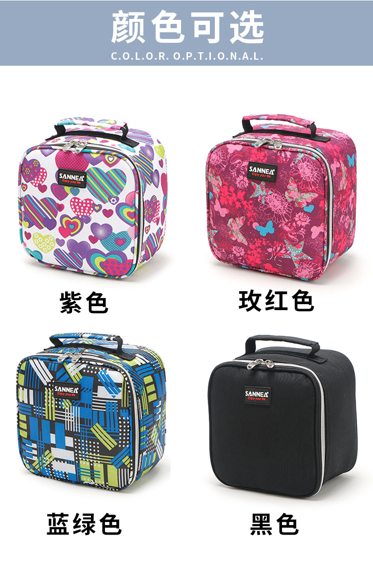 新款4L小容量儿童保温包 户外野餐手提便当包 保温保冷手提冰袋详情图4