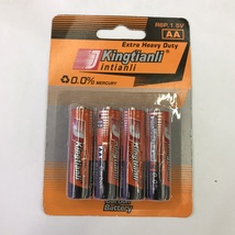 Kingtianil电池5号40节无汞碳性1.5伏遥控器五号干电池批发AA
