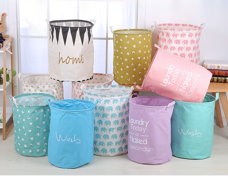 Small linen storage bins available from stock thumbnail