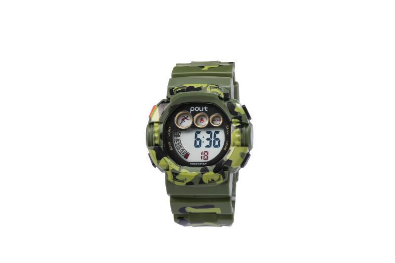 615 Jump Type Waterproof Electronic Watch For Students Specification drawing