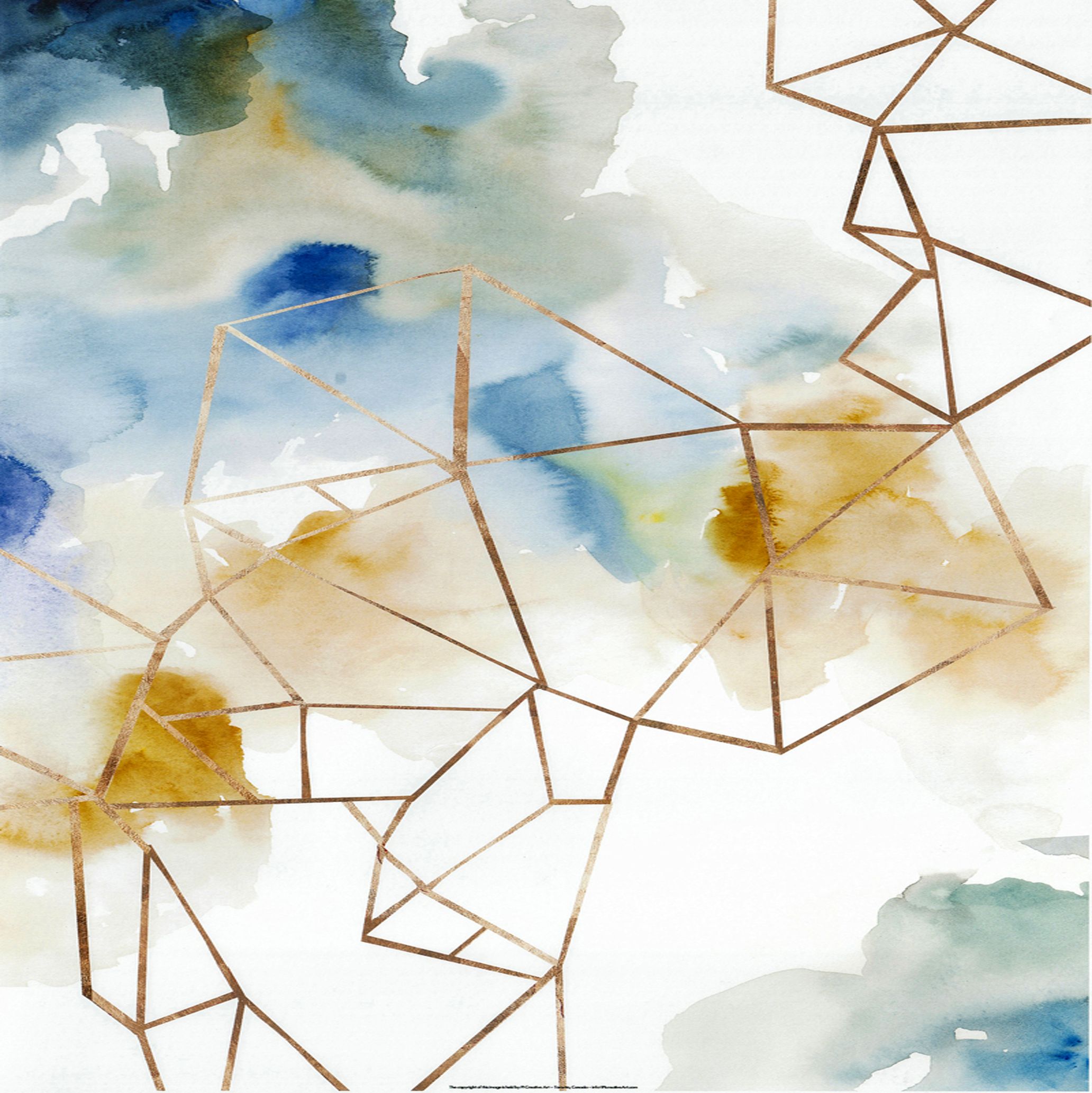 Living room decoration painting sofa background wall modern simple abstract Nordic mural 100*100 thumbnail