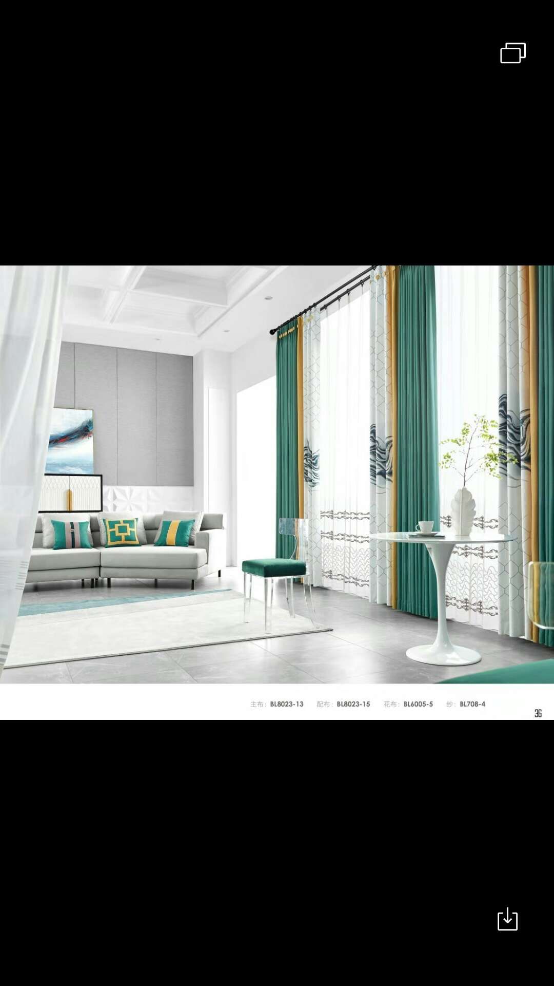 Fully blackout twill modern Chinese-style high-end curtains undefined